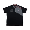 Kép 1/3 - 2XL-6XL méretű prémium minőségű A.Limited fekete-szürke rövid ujjú nagyméretű galléros póló férfiaknak, akár személyes átvétellel is. Vásárolja meg online, pontos mérettáblázatunk segítségével!1