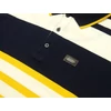 Kép 3/3 - Extra nagyméretű férfi galléros póló, sötétkék-sárga csíkos. 3XL,4XL,5XL,6XL,7XL,8XL,9XL méretekben rendelhető. Rendeljen online vagy jöjjön el hozzánk személyesen!2