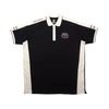 Kép 1/4 - 2XL-6XL nagyméretű  A.Coast sötétkék alapszínű, fehér galléros rövid ujjú nagyméretű galléros póló férfiaknak, akár személyes átvétellel vagy vásárolja meg online, pontos mérettáblázatunk segítségével!1