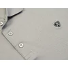 Kép 3/3 - 2XL-6XL méretű prémium minőségű szürke színű piké rövid ujjú nagyméretű galléros póló férfiaknak, akár személyes átvétellel is vagy vásárolja meg online, pontos mérettáblázatunk segítségével!2