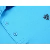 Kép 3/3 - 2XL-6XL méretű prémium minőségű türkizkék színű piké rövid ujjú nagyméretű galléros póló férfiaknak, akár személyes átvétellel is vagy vásárolja meg online, pontos mérettáblázatunk segítségével!2