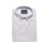 Kép 1/3 - Nagy 2XL-6XL méretű B.Fehér elegáns férfi rövid ujjú ing prémium minőségű rugalmas pamut anyagból.Rendeljen online kényelmesen vagy jöjjön el személyesen üzletünkbe!