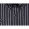 Kép 2/3 - 6XL-9XL- B.Sötétkék csíkos férfi EXTRA nagyméretű rövid ujjú ing kiváló minőségű rugalmas pamut anyagból.Rendeljen online kényelmesen vagy jöjjön el személyesen üzletünkbe!2