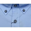 Kép 2/3 - Extra nagyméretű sportos elegáns B.Égkék legombolható galléros férfi rövid ujjú ing kiváló minőségű rugalmas pamut anyagból 6XL-9XL méretekben.Rendeljen online kényelmesen vagy jöjjön el személyesen üzletünkbe!2