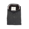 Kép 1/3 - Extra nagyméretű sportos elegáns B.Fekete Nefelejcs férfi rövid ujjú ing kiváló minőségű rugalmas pamut anyagból 6XL-9XL méretekben.Rendeljen online kényelmesen vagy jöjjön el személyesen üzletünkbe!