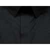 Kép 2/3 - Nagy 2XL-6XL méretű B.Fekete,sima rejtett gombos férfi rövid ujjú ing prémium minőségű rugalmas pamut anyagból.Rendeljen online kényelmesen vagy jöjjön el személyesen üzletünkbe!2