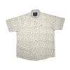 Kép 1/3 - Nagy 2XL-6XL méretű férfi rövid ujjú vászon ing-B.Fehér Vintage virág mintás, legombolható gallérral. Prémium minőségű vékony pamut anyagból.Rendeljen online kényelmesen vagy jöjjön el személyesen üzletünkbe!