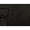 Kép 3/3 - Férfi rejtett gombos ing 2XL fekete nagyméretű