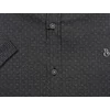Kép 3/3 - Nagy 2XL,3XL,4XL,5XL,6XL méretű férfi rövid ujjú ing-B.Star sötétkék, csillag mintás. Prémium minőségű rugalmas pamut anyagból.Rendeljen online kényelmesen vagy jöjjön el személyesen üzletünkbe!2