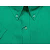 Kép 3/3 - Nyári zöld színű, nagyméretű férfi rövid ujjú lenvászon ing mellkas zsebbel. 2XL, 3XL, 4XL, 5XL, 6XL méretekben kapható prémium minőségű pamut anyagból.Rendeljen online kényelmesen vagy jöjjön el személyesen üzletünkbe!2