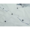 Kép 3/4 - 2XL,3XL,4XL,5XL,6XL-nagyméretű férfi rövid ujjú ing világoskék színben, dupla mellkas zsebbel. Prémium minőségű 100% pamutból.Rendeljen online kényelmesen vagy jöjjön el személyesen üzletünkbe!2