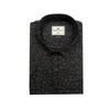Kép 1/3 - Vékony 6XL-9XL extra nagyméretű- B.Lost fekete, mintás férfi rövid ujjú ing prémium minőségű rugalmas pamut anyagból.Rendeljen online kényelmesen vagy jöjjön el személyesen üzletünkbe!