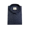 Kép 1/3 - Vékony 6XL-9XL extra nagyméretű- B.Lost sötétkék, mintás férfi rövid ujjú ing prémium minőségű rugalmas pamut anyagból.Rendeljen online kényelmesen vagy jöjjön el személyesen üzletünkbe!