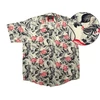 Kép 1/4 - Nyári vékony nagy 2XL,3XL,4XL,5XL,6XL méretű férfi rövid ujjú viszkóz ing fehér alapon piros/sötétkék hawaii virág mintás.Rendeljen online gyors szállítással vagy jöjjön el személyesen üzletünkbe!