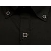 Kép 3/3 - Extra nagy 6XL-9XL méretű B.Mystery fekete rövid ujjú ing prémium minőségű rugalmas pamut anyagból.Rendeljen online kényelmesen vagy jöjjön el személyesen üzletünkbe!2