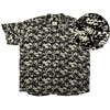 Kép 1/4 - Nyári vékony extra nagyméretű férfi rövid ujjú viszkóz ing 6XL, 7XL, 8XL, 9XL méretekben. Fekete alapon fehér pálmafa mintás, hawaii stílusú.Prémium minőségű 100% viszkózból.Rendeljen online kényelmesen vagy jöjjön el személyesen üzletünkbe!
