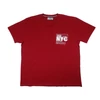 Kép 1/4 - Divatos P.Bordó New York férfi nagyméretű rövid ujjú póló 100% prémium pamutból. 3XL-6XL méretekben kapható.Rendeljen online kényelmesen vagy látogasson el üzletünkbe.1