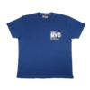 Kép 1/4 - Divatos P.Kék New York férfi nagyméretű rövid ujjú póló 100% prémium pamutból. 3XL-6XL méretekben kapható.Rendeljen online kényelmesen vagy látogasson el üzletünkbe.1