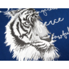Kép 2/3 - 2XL-7XL méretű D.Lazúrkék Tiger férfi nagyméretű rövid ujjú póló 100% prémium pamutból. Rendeljen kényelemesen, gyors szállítással!2