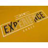 Kép 2/3 - 2XL-6XL méretű A.Experience mustár nagyméretű férfi rövid ujjú póló 100% prémium pamutból. Rendeljen kényelemesen, gyors szállítással!2