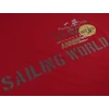 Kép 3/3 - 7XL-A.Sailing bordó extra nagyméretű férfi rövid ujjú póló nyomott felirattal, 100% prémium pamutból. Rendeljen kényelemesen, gyors szállítással!2