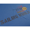Kép 2/3 - 7XL,8XL,9XL,10XL méretű A.Sailing kék extra nagyméretű férfi rövid ujjú póló nyomott felirattal, 100% prémium pamutból. Rendeljen kényelemesen, gyors szállítással!2