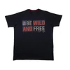 Kép 1/3 - 2XL nagyméretű A.Wild sötétkék férfi rövid ujjú póló nyomott felirattal, 100% prémium pamutból. Rendeljen kényelemesen, gyors szállítással!1