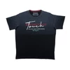 Kép 1/3 - 2XL, 3XL, 4XL, 5XL, 6XL méretű férfi rövid ujjú póló fekete színben, divatos mintával és felirattal. 100% prémium pamutból a kényelmes hétköznapokra. Rendeljen online, pár kattintással vagy jöjjön el hozzánk személyesen!1