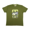 Kép 1/4 - Nyári 3XL,4XL,5XL,6XL-nagyméretű férfi rövid ujjú póló keki/zöld színben, divatos tengerparti mintával. Prémium minőségű 100% pamutból a kényelmes hétköznapokra. Rendeljen online, pár kattintással vagy jöjjön el hozzánk személyesen!1