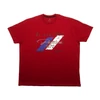 Kép 1/3 - Férfi 3XL,4XL,5XL,6XL-nagy méretű póló bordó színben, inspiráló színes mintával és felirattal. 100% prémium minőségű pamutból. Rendeljen online, pár kattintással vagy jöjjön el hozzánk személyesen!1