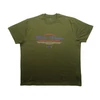 Kép 1/3 - Férfi 3XL,4XL,5XL,6XL-nagyméretű rövid ujjú póló keki színben, divatos színes felirattal. 100% prémium minőségű pamutból. Rendeljen online, pár kattintással vagy jöjjön el hozzánk személyesen!1