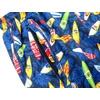 Kép 3/4 - Divatos férfi 2XL-6XL nagyméretű MC.Surf kék, színes szörfdeszka mintás fürdőnadrág, cipzáras zsebekkel. Rendeljen online, gyors szállítással vagy látogasson el hozzánk üzletünkbe!2