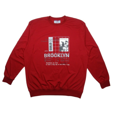 Prémium minőségű PP.Bordó Brooklyn férfi nagyméretű hosszú ujjú póló.Öltözzön stílusosan extra méretekkel is!Próbálja fel üzletünkben vagy rendeljen online!