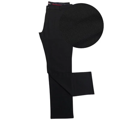 Nagyméretű férfi elegáns nadrág, apró kockás fekete színben klasszikus szabással. Prémium minőségű kevésbé gyűrődő anyagból!Rendeljen online vagy jöjjön el üzletünkbe és próbálja fel!