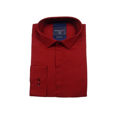 2XL-6XL méretű B.Bordó rejtett gombos férfi nagyméretű hosszú ujjú ing rugalmas pamut anyagból.Rendeljen online kényelmesen vagy jöjjön el személyesen üzletünkbe!1