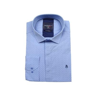 2XL-6XL méretű B.Kék Cubic rejtett gombos férfi nagyméretű hosszú ujjú ing. Prémium minőségű rugalmas pamut anyagból.Rendeljen online kényelmesen vagy jöjjön el személyesen üzletünkbe!