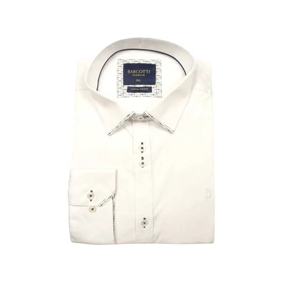Elegáns XL, 2XL, 3XL, 4XL, 5XL méretű fehér színű férfi nagyméretű pöttyös dupla galléros hosszú ujjú ing. Öltözzön a legújabb trendek szerint extra méretekkel is! Prémium minőségű rugalmas pamut anyagból.Gyors szállítással!