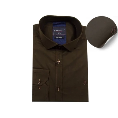 2XL-6XL B.Csokibarna nagyméretű férfi hosszú ujjú ing rugalmas pamut anyagból.Rendeljen online kényelmesen vagy jöjjön el személyesen üzletünkbe!1