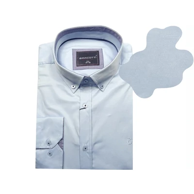 2XL-6XL-Férfi nagyméretű B.Belmondo kék szatén ing. Kényeztető luxus érzés a mindennapokra vagy alkalmakra.Rendeljen online kényelmesen vagy jöjjön el személyesen üzletünkbe!
