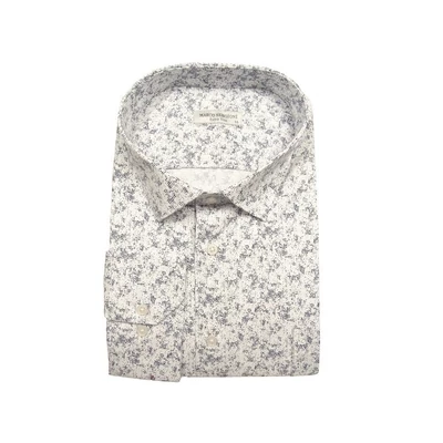4XL-11XL Extra nagyméretű alkalmi M.Strom fehér sötétkék mintás zsebes férfi hosszú ujjú ing kiváló minőségű rugalmas pamutból.Rendeljen online kényelmesen vagy jöjjön el személyesen üzletünkbe!