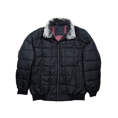 Nagyméretű férfi kabát fekete 3XL Nagyméretű férfi kabát fekete 3XL