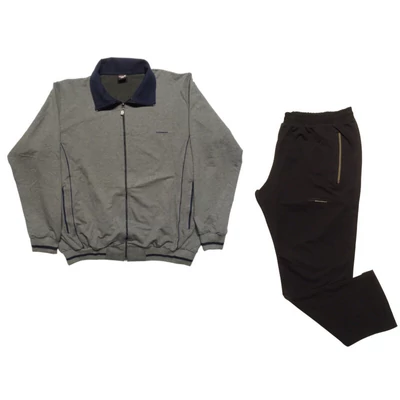 Extra nagyméretű férfi  melegítő szett  szürke 3XL Extra nagyméretű férfi  melegítő szett  szürke 3XL