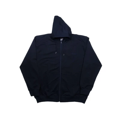 3XL-6XL nagyméretű PP.Sötétkék férfi kapucnis kardigán, vékony, rugalmas pamutból. Rendeljen online, vagy jöjjön el hozzánk személyesen!