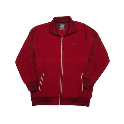Nagy 3XL,4XL,5XL méretű-R.Mix Bordó férfi cipzáras kardigán fényvisszaverő csíkokkal.Rendeljen kényelemesen online vagy jöjjön el hozzánk üzletünkbe!1