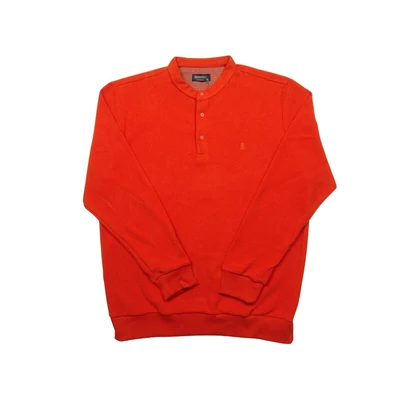 Férfi galléros pulóver 3XL narancs