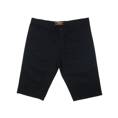 Nagyméretű férfi elegáns svédzsebes rövidnadrág sötétkék Nagyméretű férfi elegáns svédzsebes rövidnadrág sötétkék