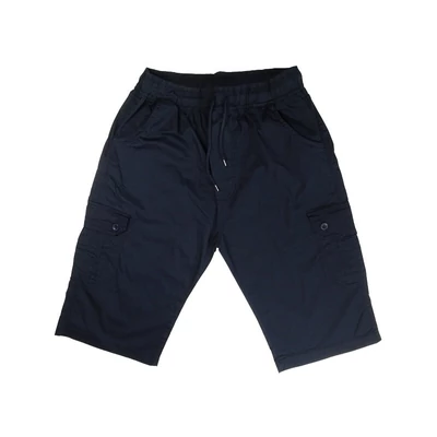 Nagyméretű férfi oldalzsebes rövidnadrág XL sötétkék Nagyméretű férfi oldalzsebes rövidnadrág XL sötétkék