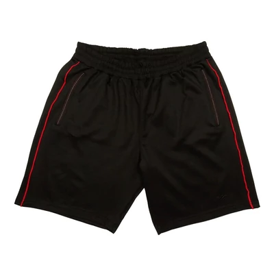 Nagy XL,2XL,3XL,4XL,5XL,6XL méretű férfi fekete,piros csíkos pamut rövidnadrág cipzáras zsebekkel. Prémium minőségű rugalmas anyagból!Rendeljen online, gyors 1-2 napos szállítással vagy jöjjön el hozzánk és próbálja fel személyesen!