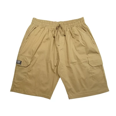 Nagyméretű férfi oldalzsebes rövidnadrág camel 2XL Skate