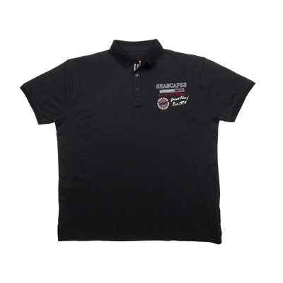 3XL-6XL méretű prémium minőségű GC.Break sötétkék rövid ujjú nagyméretű galléros póló férfiaknak, akár személyes átvétellel is. Vásárolja meg online, pontos mérettáblázatunk segítségével!1